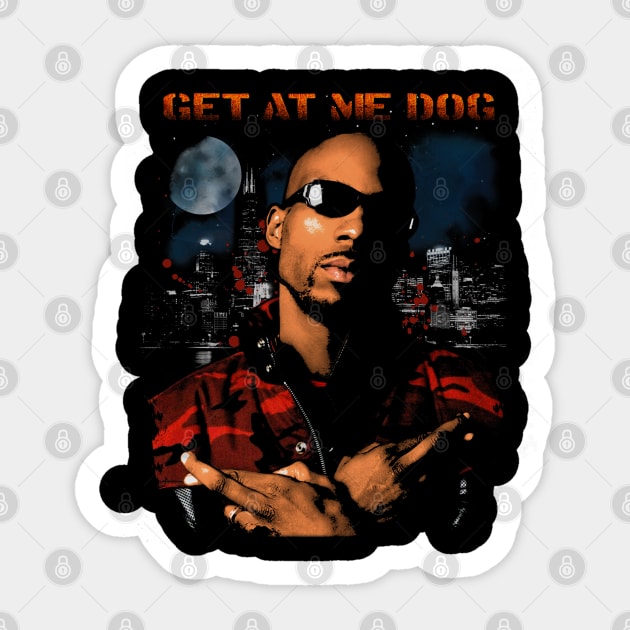 DMX Get At Me Dog Sticker by Richard Michaud Art